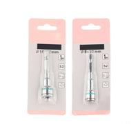 Lagomloot Lot de 2 adaptateurs de douilles hexagonales robustes pour perceuses à percussion, entretien automobile, 8 mm, 10 mm