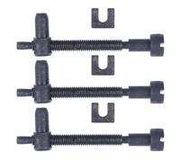 Lagomloot Lot de 2 vis de réglage de chaîne pour tronçonneuse 61 66 266 268 272XP 281 288 162, tendeur en métal de rechange OEM 501537101