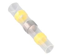 Lagomloot Lot de 280 connecteurs de fils thermorétractables étanches avec doublure pour bricolage automobile - Assortiment de couleurs rouge, bleu, jaune, blanc, noir dans une boîte de rangement