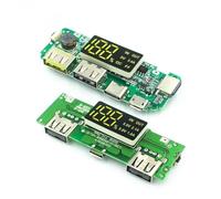 Lagomloot Module d'alimentation solaire, affichage LED, double sortie USB, 5 V 2,4 A, panneau de chargement de batterie ABS pour fournitures énergétiques alternatives