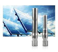 Lagomloot Paire de bornes de connecteur solaire, noyau intérieur mâle femelle en cuivre étamé pour câblage de 2,5/4/6 mm², fournitures d'énergie alternatives professionnelles
