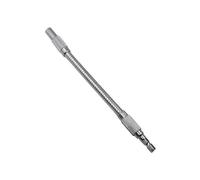 Lagomloot Rallonge de tournevis à tige flexible, porte-embout hexagonal 6,35 mm pour perceuse, 200 mm en acier au chrome vanadium pour les endroits difficiles à atteindre