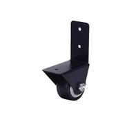 Lagomloot Roulette de support de type L, roues de meubles silencieuses en PVC avec vis pour berceaux, bureaux, supports de fleurs, charge de 120 kg, protection du sol