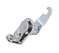Lagomloot Serrure à came en alliage de zinc, cadenas pour casier, vitrine, distributeur automatique, matériel facile à installer, argenté, 16 mm à 30 mm