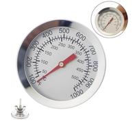 Lagomloot Thermomètre de barbecue en acier inoxydable pour Weber pour Spirit II 200 300 Q Series, pièce de rechange 65040 67031 7581, jauge de température de 65,6 à 315,6 °C
