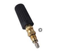 Lagomloot Vanne de régulation de pression pour nettoyeur haute pression QL370T 390T 1511 1515 - Réducteur de débit d'eau réglable - Pièce de rechange en plastique noir et jaune