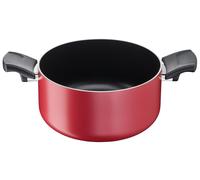 Lagostina 010254031024, rond, rouge, titane Easy, noir, bakélite, ergonomique