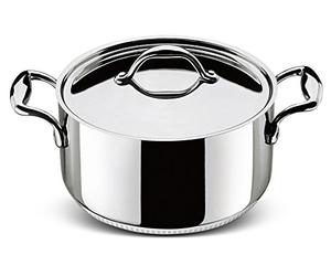 Lagostina 011115031220 Accademia Lagofusion Faitout avec Couvercle INOX 20 cm