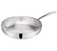 Lagostina Accademia Lagofusion Poêle en Acier Inoxydable 18/10 Ø 24 cm, Casserole Induction, Gaz et Four jusqu'à 250 °C, Extérieur Poli et Intérieur Satiné, Poignée Rivetée, Fond 5 Couches