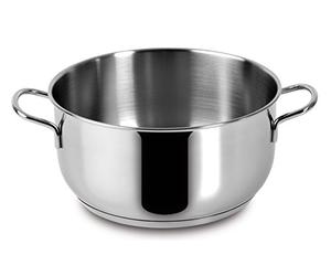 Lagostina casseruola Fonda 2 manici Every INOX cm.24 pentole cucina.