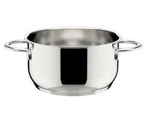 Lagostina Casseruola Profonde Deliziosa Lagotherm en Acier Inox 18/10 24 cm 5,5 L