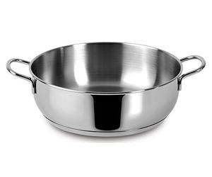 Lagostina casseruola semif 2 manici Every Acciaio inossidabile 18 10 cm24 pentole cucina.