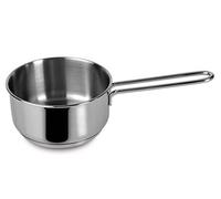 Lagostina every casserole profonde avec long manche en acier inoxydable diamètre 14 cm capacité 1,2 l acier inoxydable G