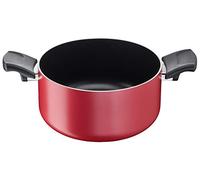 Lagostina 010254031020, rond, rouge, titane Easy, noir, bakélite, ergonomique
