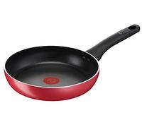 Lagostina Cuisine méditerranéenne Poêle antiadhésive en aluminium Ø 26 cm, induction, gaz et four, avec indicateur de cuisson thermo-Signal, revêtement Titanium Easy, poignée ergonomique en Bakelite