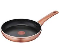 Lagostina cuivrée poêle, extérieur effet cuivre, aluminium anti-adhésif, diamètre 24 cm, noir