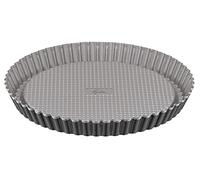 Lagostina Gustosa Moule à tarte en acier anti-adhésif pour four, noir, diamètre 28 cm