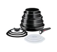 Lagostina Ingenio Easy Start Set de 13 pièces Batterie de casseroles avec poignée amovible