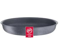 Lagostina Ingenio Mineralis Poêle Ø 28 cm, en Aluminium, pour gaz, four et induction avec indicateur de cuisson, utilisable avec poignée amovible