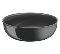 Lagostina Ingenio Vivissima Wok en céramique antiadhésive, diamètre 26 cm, utilisable avec manche amovible (non inclus), convient à toutes les sources de chaleur, y compris l'induction