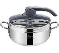 Lagostina Irradial Control Lagoeasy'UP : Marmite sous pression en acier inoxydable 18/10, 3,5 litres