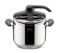 Lagostina Mia casserole sous pression 7 L en acier inoxydable 18/10 Ø 22 cm, cas