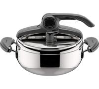 Lagostina Autocuiseur Mia Lagoeasy'up 3,5 L Inox 18/10 Ø22 cm Induction, Gaz, Céramique