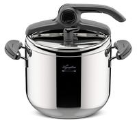 Lagostina Mia casserole sous pression 7 L en acier inoxydable 18/10 Ø 22 cm, cas