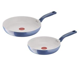 Lagostina Nettuno Set 2 Poêles 24-28 Cm Antiadhésif Mineralia Compatible avec Induction