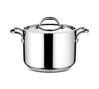 Lagostina - PENTOLA 2 poignées avec couvercle en acier LAGOFUSION 20 cm - Convient pour la cuisson à induction