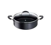 Lagostina – Sauteuse antiadhésive Tempra 26 cm avec couvercle Noir