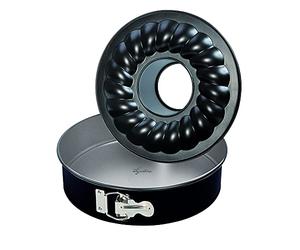 Lagostina Savoureuse tarte ouverte avec fermeture éclair et deux fonds interchangeables en acier antiadhésif, diamètre 26 cm, plaque de four jusqu'à 210°