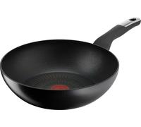 Lagostina Unlimited, Rond, Wok/Poêle, Noir, Titane, Aluminium, Indicateur thermique