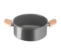 Lagostina Vivissima, Casserole fond antiadhésive 20 cm avec deux poignées, revêtement en céramique, chauffage rapide et cuisson uniforme, adaptée à toutes les sources de chaleur, y compris induction