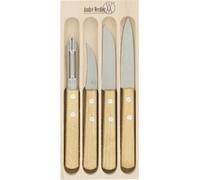Laguiole André Verdier Ensemble de couteaux de cuisine - 4 pièces - Bois/Acier inoxydable - Qualité supérieure française Laguiole André Verdier Ensemble de couteaux de cuisine - 4 pièces - Bois/Acier 