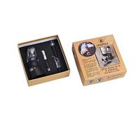 Laguiole Aérateur de vin - Coffret Cadeau - 4 Pièces
