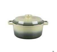 LAGUIOLE CUISSON - Cocotte en fonte ronde 25cm - ""Masseiron Olivine""