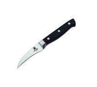 LAGUIOLE Cuisson Couteau Bec d'Oiseau Noir 19,5cm avec Lame en Acier 420J2 et Poignée en ABS