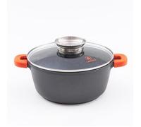 Faitout noir 28cm revêtement céramique - "RobuCook"