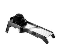 Mandoline réglable | Plastique résistant, Lames inox réglables, Poussoir de sécurité, Coupe précise 0-9 mm, Base antidérapante