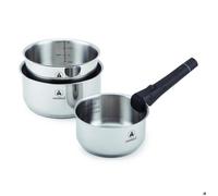 LAGUIOLE CUISSON - Set de 3 casseroles inox amovible 16/18/20cm - ""Réactif""