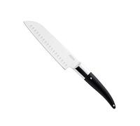 Laguiole Expression- Couteau Santoku - Couteau de cuisine lame en acier inox haute qualité 18 cm - Manche ergonomique