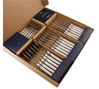 Laguiole Héritage Ménagère 24 pièces pour 6 personnes Blanc