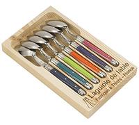 Laguiole Jean Dubost 97/13154 Set de 6 Cuillères à Café London Mix | Compatible lave-vaisselle