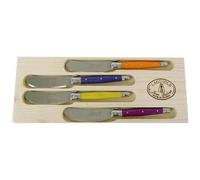 Laguiole Jean Dubost - 97455 - Mini Coffret 4 Tartineurs Abs - Fruités Mixés