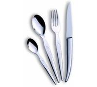 Laguiole Production - Ménagère 16 pièces Design - Set de couverts de table acier inox forgés massif 18/0 poli miroir - Pour 4 personnes - Présentation coffret cadeau, Argenté