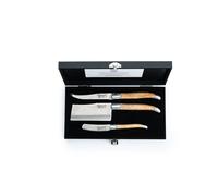 Laguiole Style de Vie Couteau à fromage Luxury Line Chêne - 3 pièces