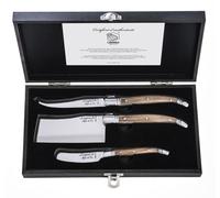 Laguiole Style de Vie Luxury Line Set de couteaux à fromage 3 pièces
