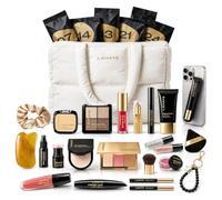 LAHAYE beautifully you Calendrier de l'Avent Beauté 2026 - 24 Surprises | Dans un sac matelassé blanc | Produits beauté & accessoires | Cadeau de Noël | Pour femmes et filles