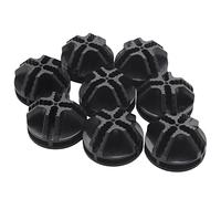Lahdrhab Wire Connecteurs Carrés En Plastique pour Placard et Grille De Rangement Modulaire, Étagère De Rangement, Ensemble De 8 (Noir)